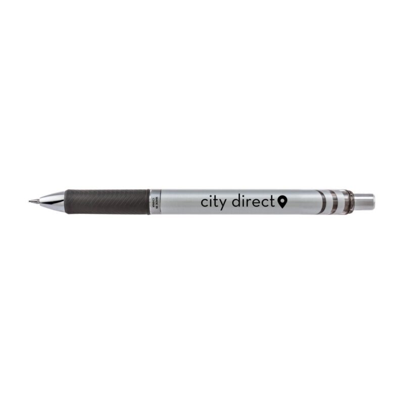 Custom EnerGize™ Mechanical Pencil - Silver Tone/Black