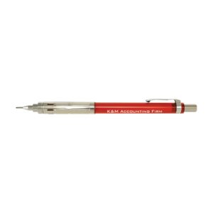 Custom Graphgear 300 Mechanical Pencil - Red/Thick Lead
