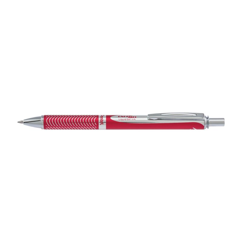 Custom Pentel EnerGel® Alloy Gel Ink Pen - Red