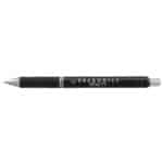 Custom Pentel EnerGel® Pro Gel Ink Pen - Black/Black Ink