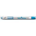Custom R.S.V.P. Capped Ballpoint Pen - Sky Blue Trim/Black Ink