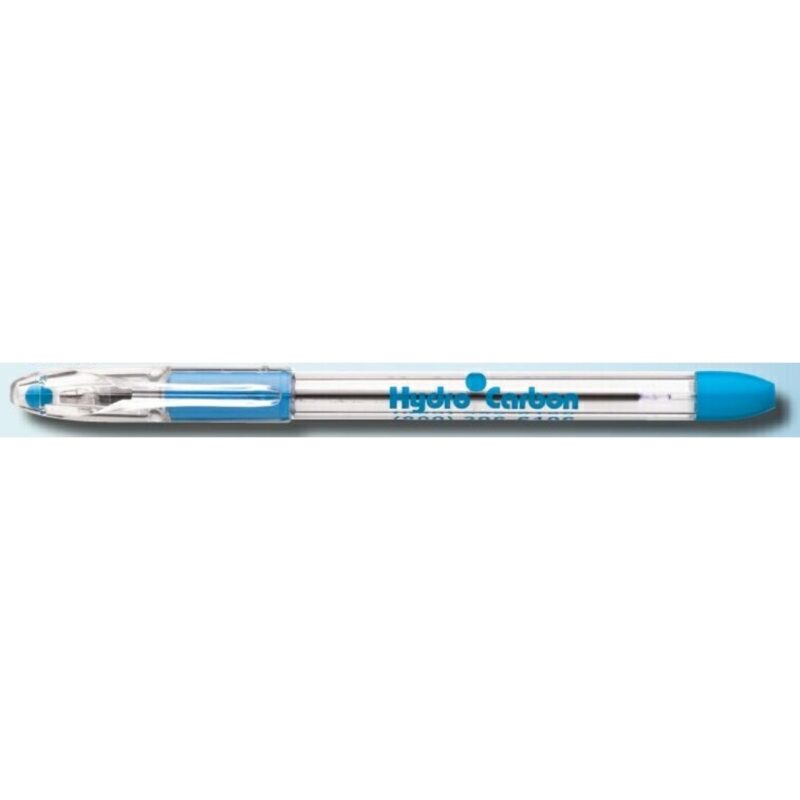 Custom R.S.V.P. Capped Ballpoint Pen - Sky Blue Trim/Black Ink