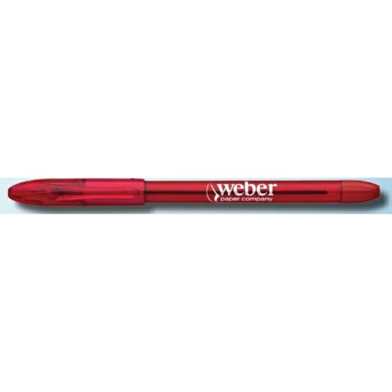 Custom R.S.V.P.® Colors Ballpoint Pen - Red/Red Ink