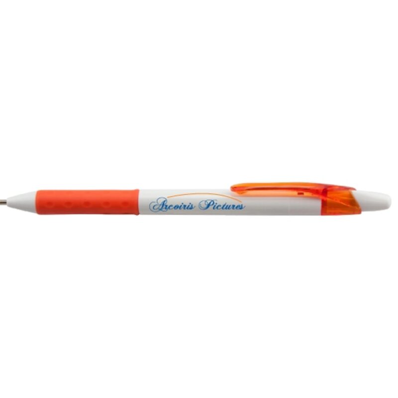 Custom R.S.V.P.® RT Ballpoint Pen - Orange/White Barrel
