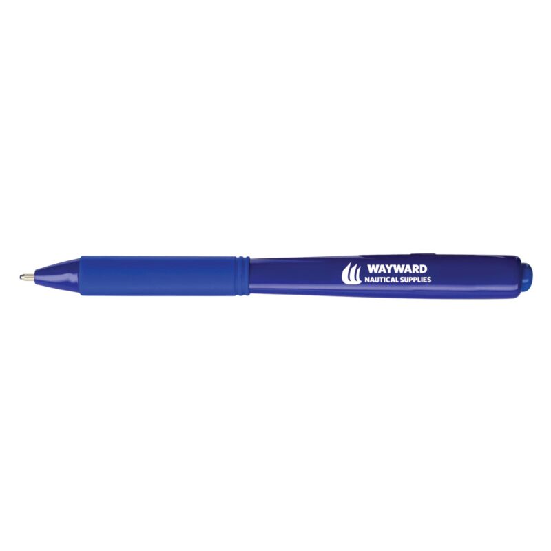 Custom WOW Ballpoint Pen - Blue