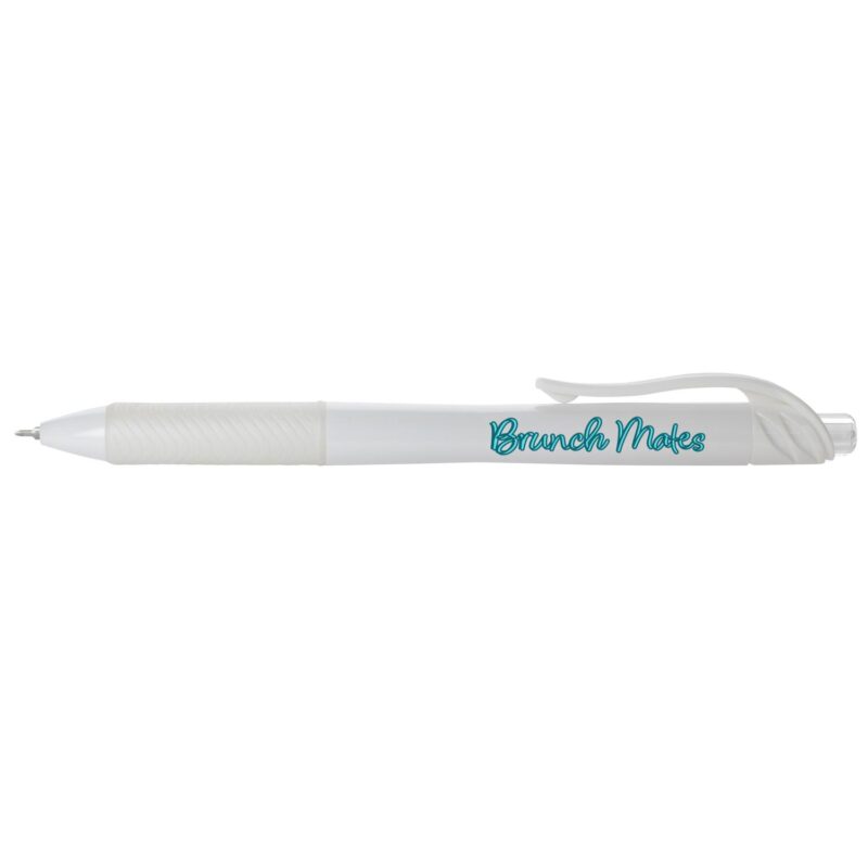 Custom Pentel Energel-X® Needle Tip Gel Ink Pen - White - 2